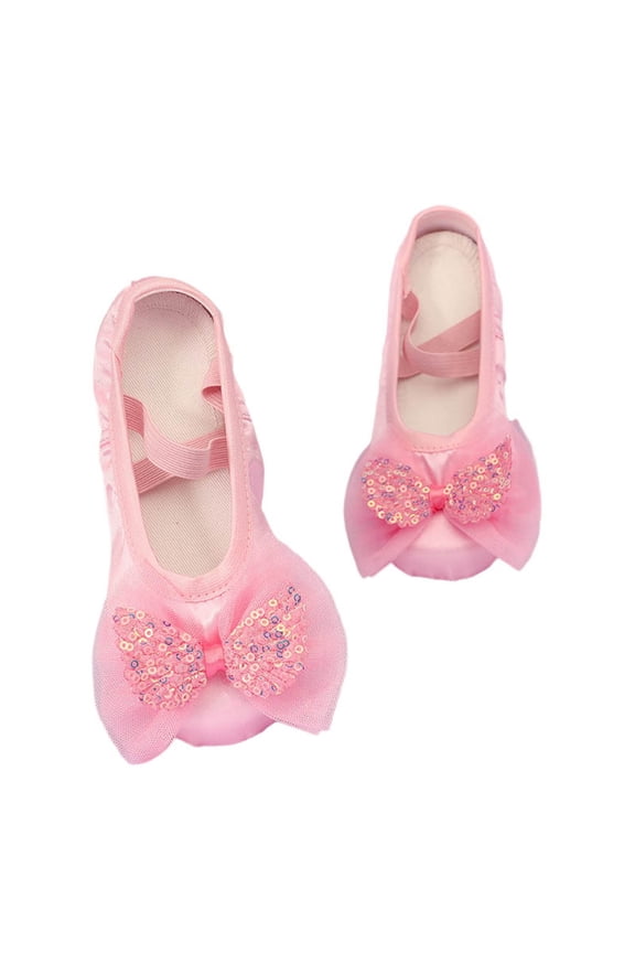 Ballet Dance Shoes For Girls Soft Sole Cat Design Classical Practice Footwear Girls Sandals Size 9