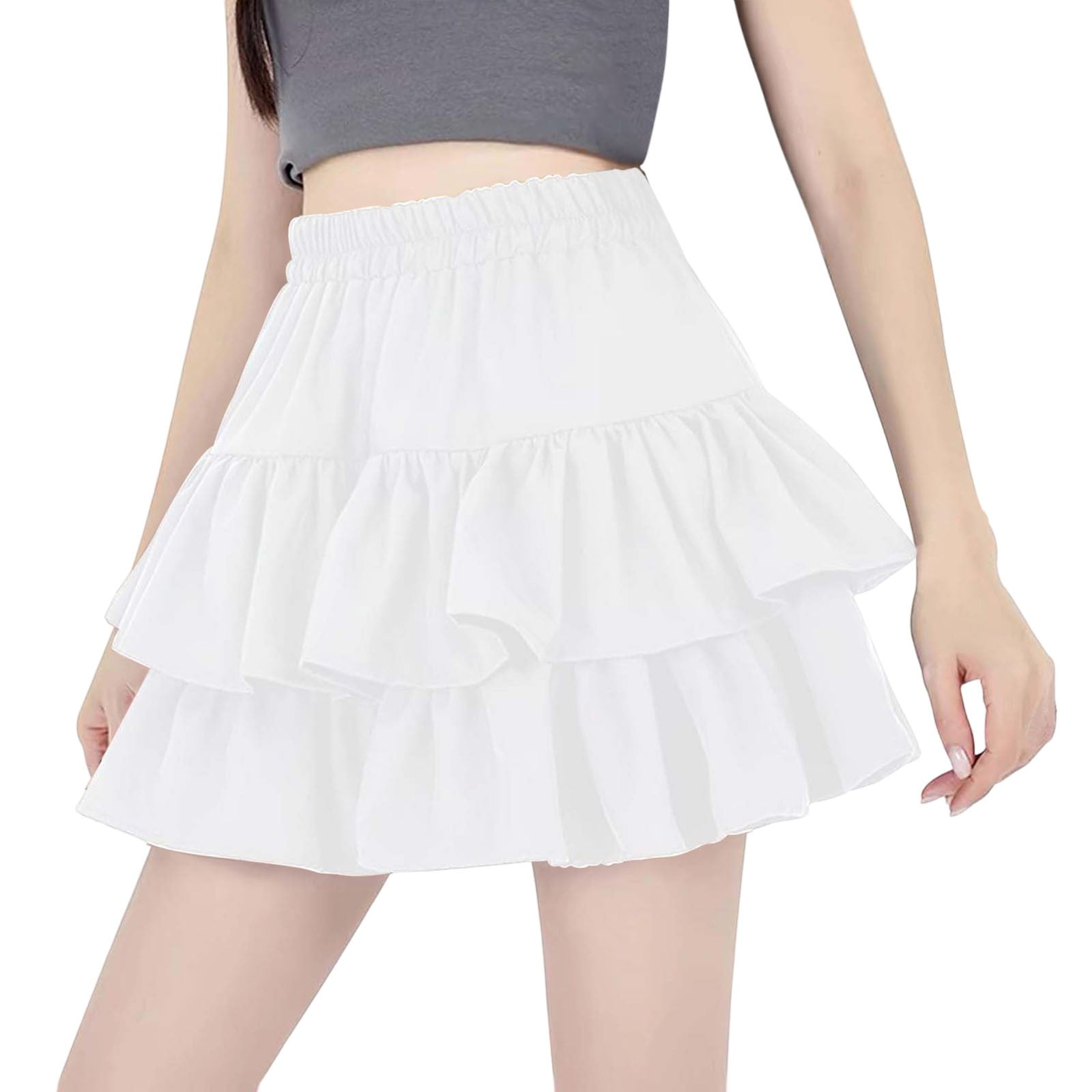 White Ruffle Skirt Yoga Alo Yoga White Ruffle Skirt Yoga ALO Yoga Women's  Asymmetrical