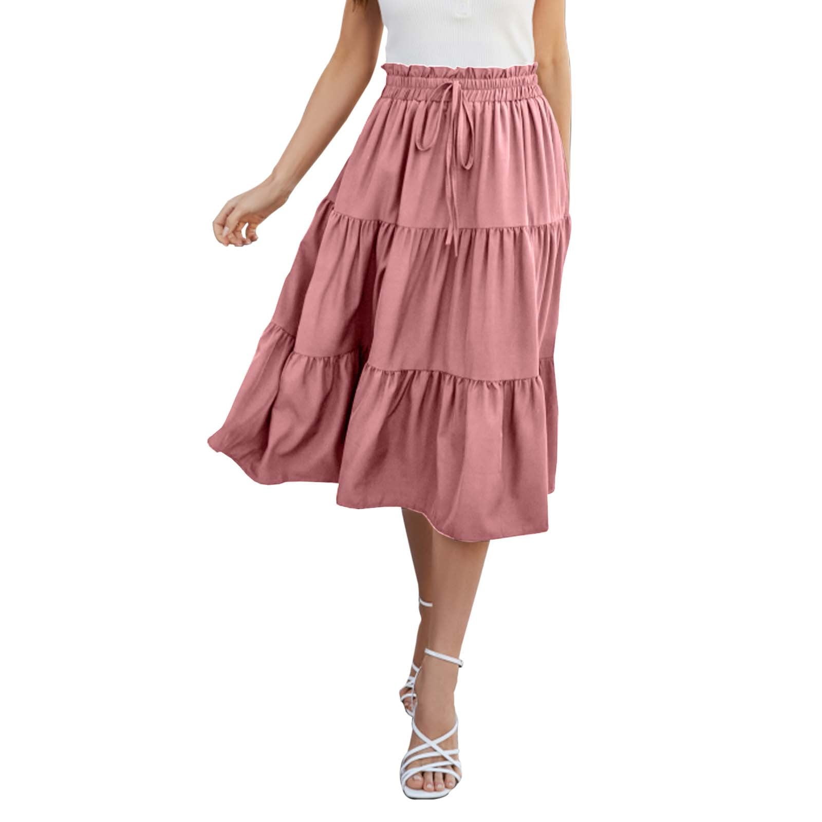 Corduroy Tiered Skirt main image 1