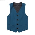 thumbnail image 1 of Dpytoraw Boy's Button Formal Suit Vest Teens Boy Dress School Clothes Size 2-3 Years, 1 of 3