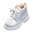thumbnail image 1 of Dpytoraw Boys And Girls Mesh Lace Shoes Fashion Mesh Lace Boots Non Slip Breathable Boots Size 3.5-4 Years, 1 of 5
