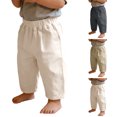 thumbnail image 1 of Dpytoraw Boys Chino Pants Straight-Leg Elastic Waist for Everyday Wear Casual Pants, Sizes 6M-5Y, 1 of 6