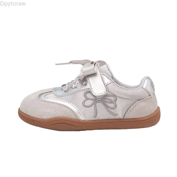 Dpytoraw Boys Girls Sneaker Low Top Basketball Shoes Kids Walking Shoes For Sport Outdoor School Girls Training Shoes Size 1 M