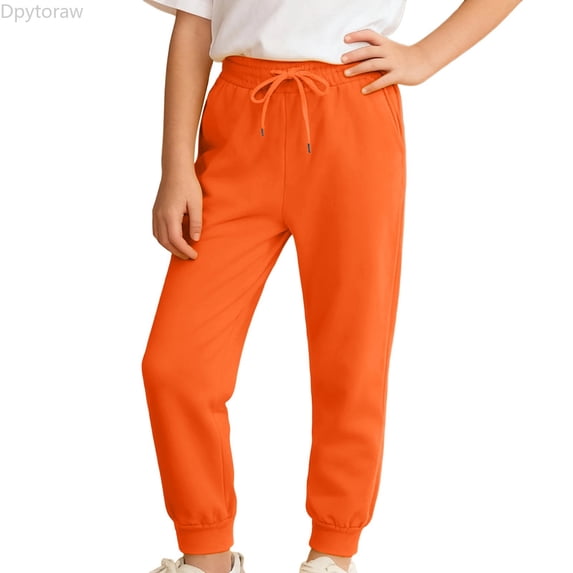 Dpytoraw Boys' Jogger Sweatpants Active Athletic Youth Pants for Teens with Pockets Size 2-3 Years