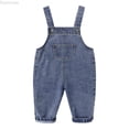 thumbnail image 1 of Dpytoraw Boys Overalls And Rompers Casual Denim Bib Pants With Adjustable Straps For Toddlers And Kids Playwear Boys Pants Size 18-24 Months, 1 of 3