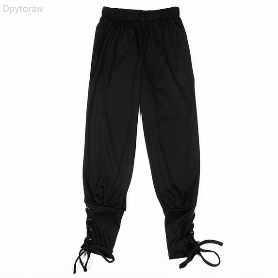 Dpytoraw Boys Performance Pants Elastic Waist Tapered Pirate Costume Dance Pants 2-12 Years