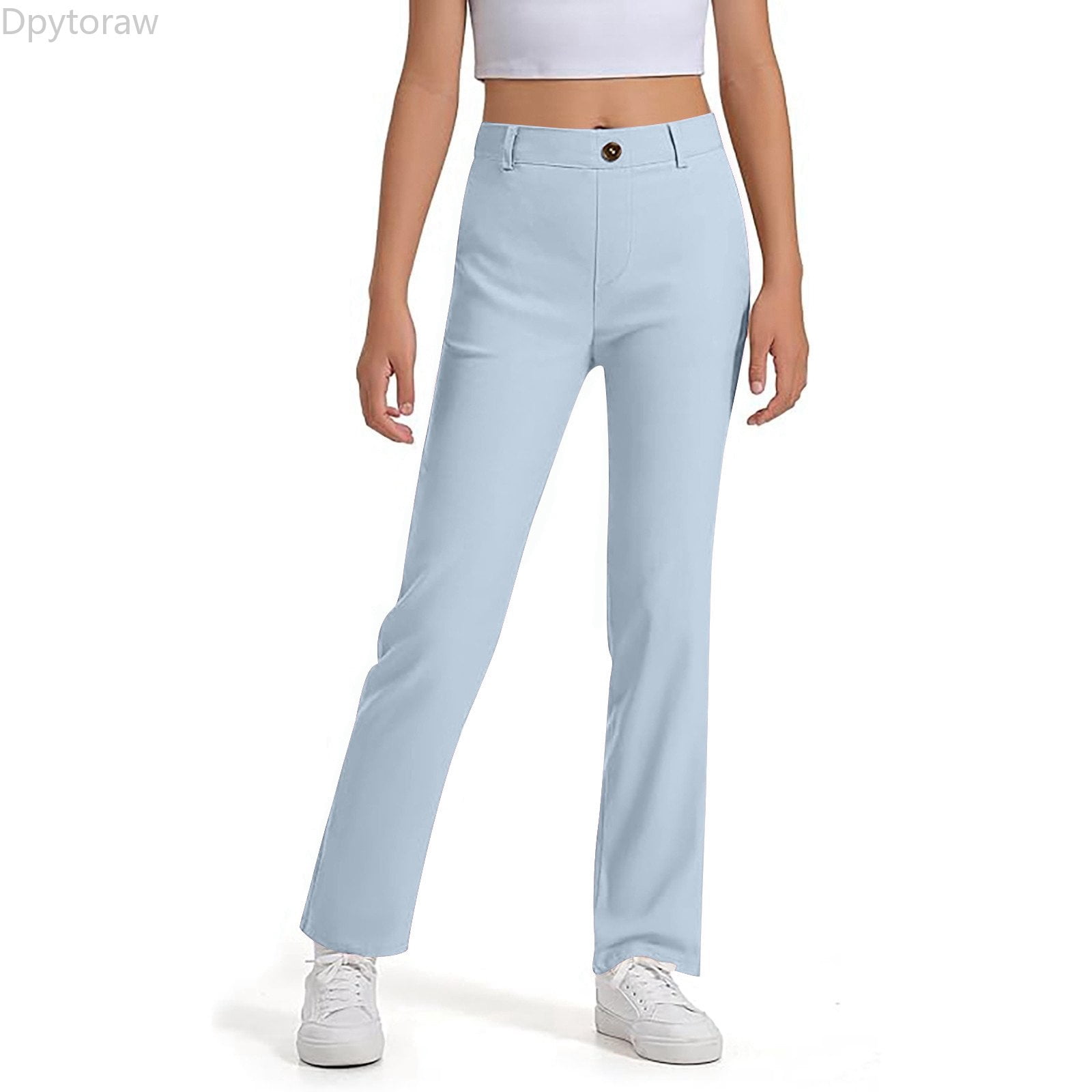 Dpytoraw Boys' Stretch Pull On Chino Pants Kids School Uniformss Yonth ...