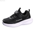 thumbnail image 1 of Dpytoraw Breathable Mesh Girls Sneakers Lightweight Casual Running Shoes For Kids Comfortable Athletic Footwear Non Slip Flexible Sole Girls Lightweight Sneakers Size Black 4-5 Years, 1 of 5