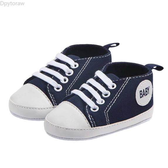 Dpytoraw Breathable Soft Sole First Canvas Shoes For Babies Lightweight Flexible Non Slip Infant Sneakers For Toddler Boys Girls Baby Sneakers Size 6