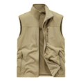 thumbnail image 1 of Dpytoraw Casual Vest Man Loose Outdoor Zipper Pocket Jacket Winter Vest Large Size Sports Plus Velvet, 1 of 4