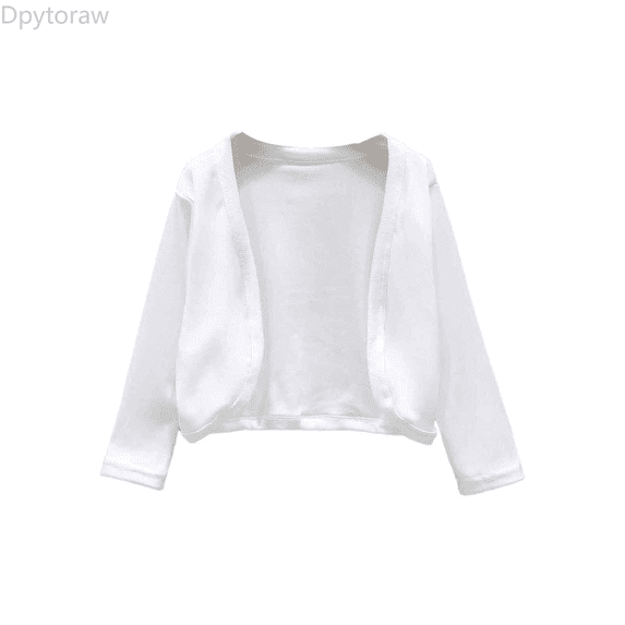 Dpytoraw Child Girls Sun Sunscreen Solid Jacket Toddler Lightweight Summer Breathable Outwear Girls Top Size White 13-14 Years