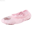 thumbnail image 1 of Dpytoraw Children Shoes Dance Shoes Dancing Ballet Performance Indoor With Diamond Bow Yoga Practice Dance Shoes Girls Athletic Shoes Size Pink 7-8 Years, 1 of 5
