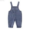 thumbnail image 1 of Dpytoraw Children Toddler Kids Infant Baby Boys Girls Cute Denim Overalls Suspender Pants Outfits Clothes Boys Jeans Size 12-18 Months, 1 of 5