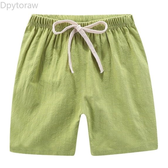 Dpytoraw Children Waist Clothes Summer Pants Kids Elastic Shorts Linen Casual Girl Boy Boys Pants Boys Shorts Size 5-6 Years
