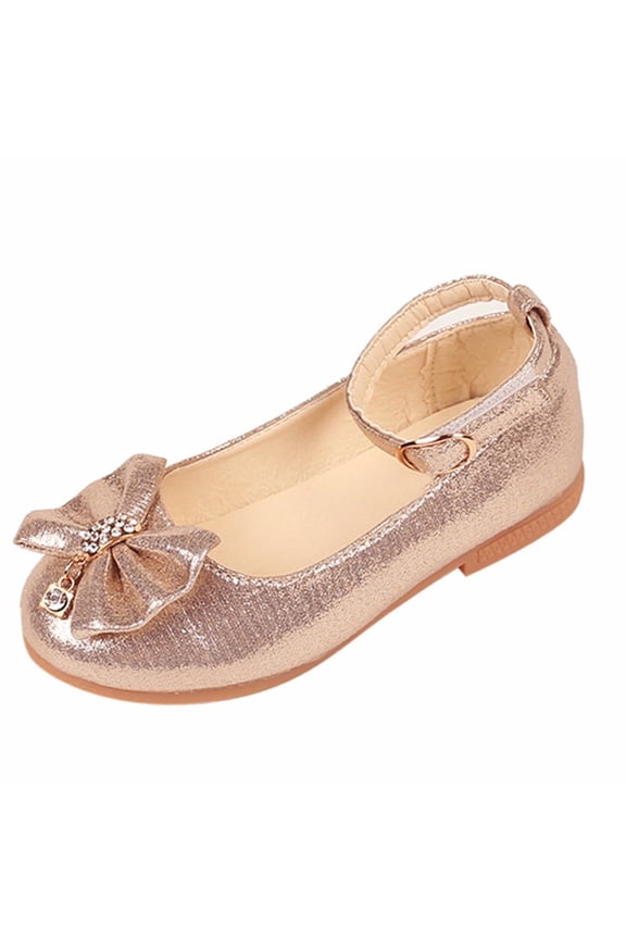 Children Infant Single Shallow Kids Baby Bowknot Shoes Girls Crystal Dance Baby Shoes Lightweight Infant Shoes Size 13C