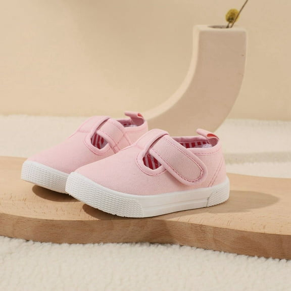 Dpytoraw Children's Canvas Shoes Korean Version Of Men's And Women's Shoes Casual Soft Soled Sports Shoes Baby Walking Shoes Indoor Small White Shoes Size 23