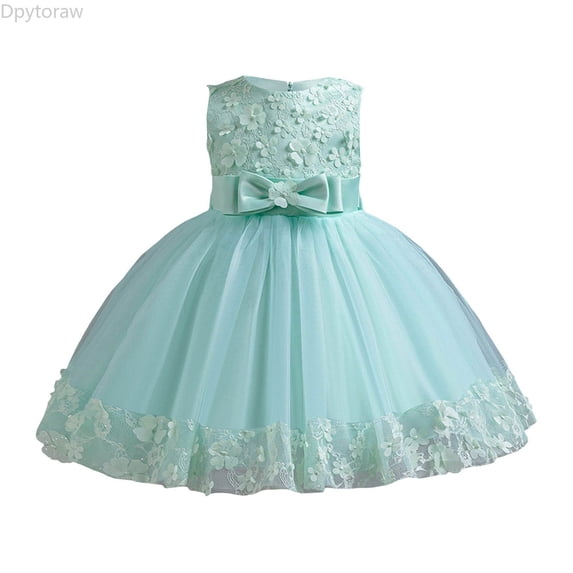 Dpytoraw Children's Mesh Dress Dress Stylish Little Girl Dress Girls Floral Dresses Size 6-7 Years