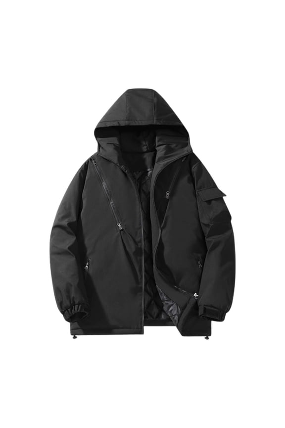 Cotton Padded Clothing Young Men Large Size Coat Coat Thickened Warm Cotton Padded Men