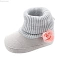 thumbnail image 1 of Dpytoraw Cotton Shoes For Baby Girls And Boys Warm Shoes Soft Comfortable Boots Infant Toddler Warming Shoes Infant Sneakers Size 4, 1 of 3