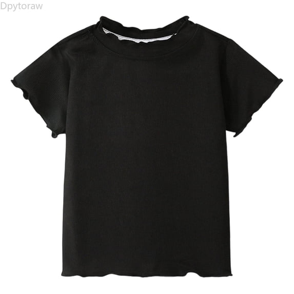 Dpytoraw Elastic Short Sleeve Top For Boys – Lightweight Comfortable Blend Tee For Everyday Wear Breathable Everyday Shirt For Ages 1–10 Boys Summer Tops Short Sleeve Size 7-8 Years