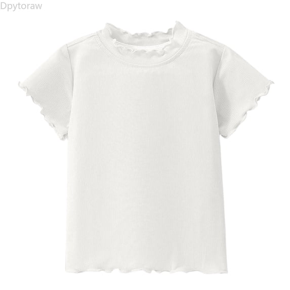 Dpytoraw Elastic Short Sleeve Top For Boys – Lightweight Comfortable Blend Tee For Everyday Wear Breathable Everyday Shirt For Ages 1–10 Boys Summer Tops Short Sleeve Size 7-8 Years