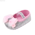 thumbnail image 1 of Dpytoraw First Girls Casual Toddler Princess Prewalker Bowknot Infant Walking Shoes Baby Baby Shoes Baby Non Slip Shoes Size 4 M, 1 of 4