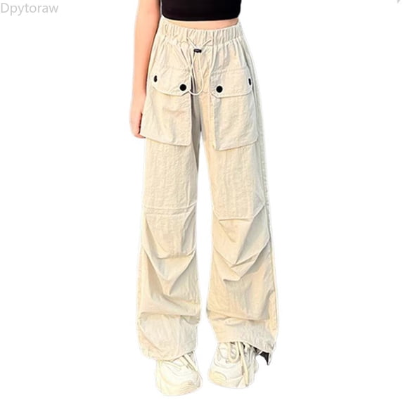 Dpytoraw Girls Casual Pants For Everyday Wear Comfortable Summer Spring Trousers For Kids Age 4 14 Perfect Pair With Tops Play Outfit Girls Cargo Pants Size 11-12 Years