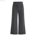 thumbnail image 1 of Dpytoraw Girls Cozy Wide Leg Sweatpants Elastic Waist Loose Fit Casual Trousers Gray Size 15-16 Years, 1 of 7