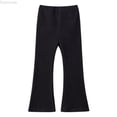 thumbnail image 1 of Dpytoraw Girls Knit Flare Leggings Warm High Waisted Athletic Bell Bottom Pants for Kids Size 100/3, 1 of 5