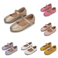 thumbnail image 1 of Dpytoraw Girls Mary Jane Dress Shoes, Toddler/Little /Big Kid Comfortable Ballet Flats Sizes 12.5, 1 of 5