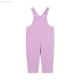 thumbnail image 1 of Dpytoraw Girls Overalls Sleeveless Adjustable Jumpsuits Kids Casual Loose Romper Cute Long Pants With Pockets Girls Cotton Romper Pants Size 6-7 Years, 1 of 4