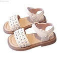 thumbnail image 1 of Dpytoraw Girls Sandals For Toddlers And Kids Comfortable Adjustable Straps Lightweight Breathable Summer Casual Outdoor Play Shoes For Little Girls Age 2 9 Girls Sandals For Beach Size 9.5, 1 of 5