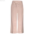 thumbnail image 1 of Dpytoraw Girls' Sweatpants Wide Leg Drawstring Casual Kids Joggers Open Bottom Loose Solid Teen Pants with Pockets Size 2-4 Years, 1 of 5