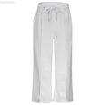 thumbnail image 1 of Dpytoraw Girls' Sweatpants Wide Leg Drawstring Casual Kids Joggers Open Bottom Loose Solid Teen Pants with Pockets Size 6-7 Years, 1 of 5