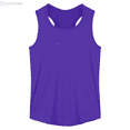 thumbnail image 1 of Dpytoraw Girls Tank Tops For Summer Comfort Stretchy Sleeveless Casual Wear Soft Blend Breathable Loose Fit For Daily Outdoor Activities Girl Vest‌ Size Purple 13-14 Years, 1 of 5