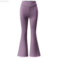 thumbnail image 1 of Dpytoraw Girls Uniform Pants Kids High Stretchy Flare Dress Pants Elastic Waist Size 13-14 Years, 1 of 4