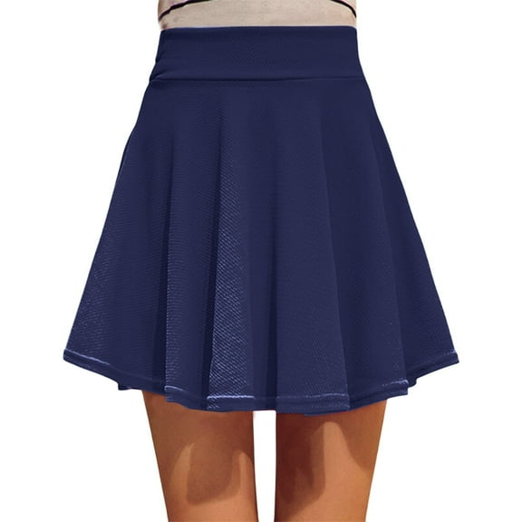 Dpytoraw High Waist Versatile Shorts For Women Candy Colored Inner Anti Exposure Ideal With Any Skirt Comfort And Style In One Navy XXL