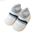 thumbnail image 1 of Dpytoraw Infant Girls Boys Kids Leisure Shoes Mesh Soft Bottom Breathable Slip On Sport Shoes Socks Shoes Baby Sports Shoes Size 8, 1 of 3