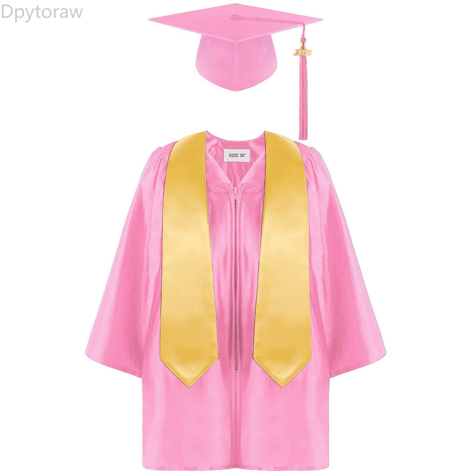 Dpytoraw Kids Boys Girls Unisex Preschool Kindergarten Graduation Gown ...