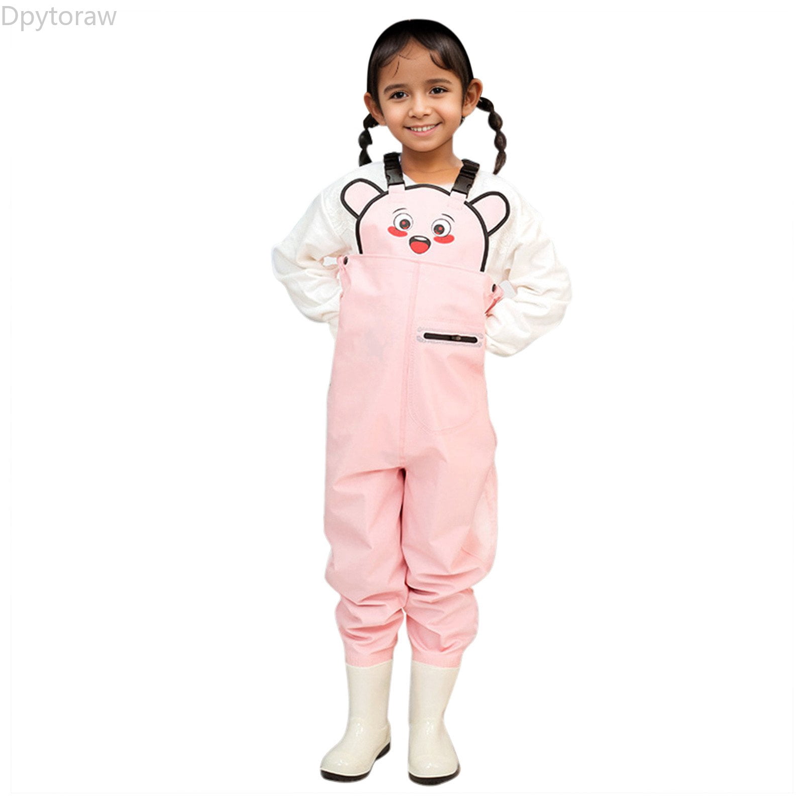 Dpytoraw Kids Cartoon Chest Waders Youth Fishing Waders For Toddler ...