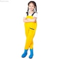 thumbnail image 1 of Dpytoraw Kids Chest Waders, Waterproof Fishing Tapered Full Length for Toddlers Yellow Size 14-15 Years, 1 of 3