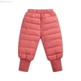 thumbnail image 1 of Dpytoraw Kids Down Pants Baby Boys Girls Windproof Warm Snow Pants Winter Thicker Elastic Waist Trousers Size 12-18 Months, 1 of 4