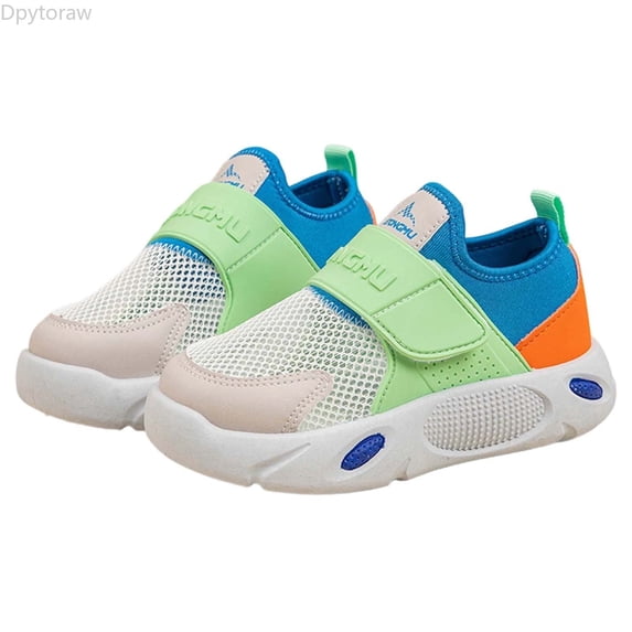 Dpytoraw Kids Running Shoes Boys Lightweight Breathable Mesh Sneakers For Toddler Boys Soft Sole Comfortable Casual Walking Shoes For Daily Wear Boys Running Shoes Size 12