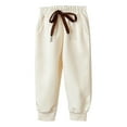 thumbnail image 1 of Dpytoraw Kids Sweatpants Boys And Girls Soft Casual Straight Leg Athletic Pants With Drawstring And Pockets Girls Sweatpants Size 18-24 Months, 1 of 2