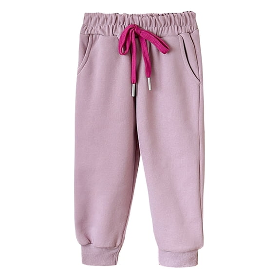 Dpytoraw Kids Sweatpants Boys And Girls Soft Casual Straight Leg Athletic Pants With Drawstring And Pockets Girls Sweatpants Size 3-4 Years