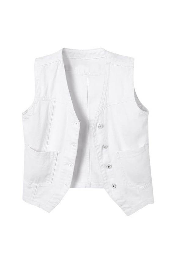 Ladies' Fashion Casual Autumn Korean Version Retro Plus Size Women's Outerwear Vest