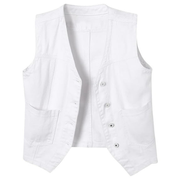 Dpytoraw Ladies' Fashion Casual Autumn Korean Version Retro Plus Size Women's Outerwear Vest