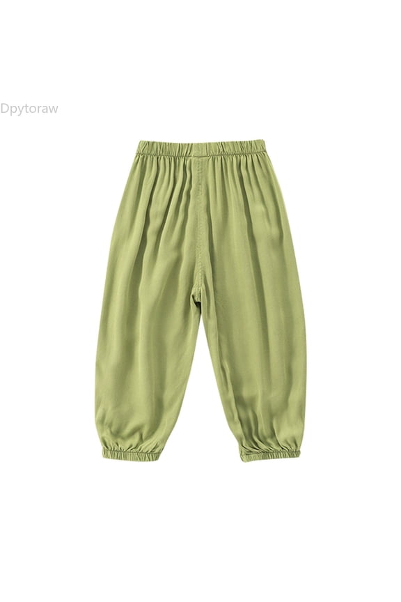 Little Child Baby Pants Long Pants Soft Harem Pants For Boys Girls Boys Summer Bloomers Girls Air Conditioning Pants Boys Pants Size 18-24 Months