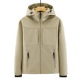 thumbnail image 1 of Dpytoraw Male Autumn And Winter Solid Color Soft Jacket Jacket, 1 of 5