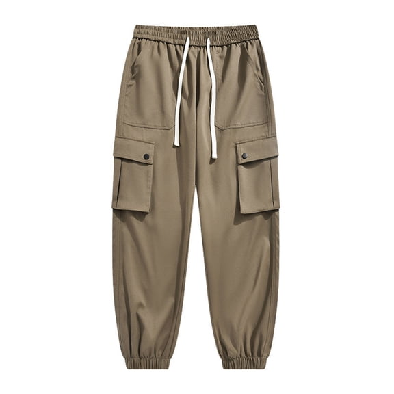 Dpytoraw Male Loose And Stylish Pocket Ankle Pants